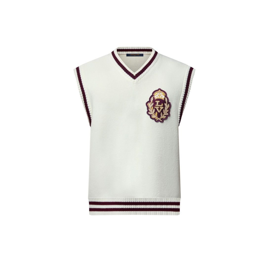 新品 VOAAOV WOOL RING JERSEY size.1 Embellished Wool Vest - Ready-to-Wear | LOUIS VUITTON